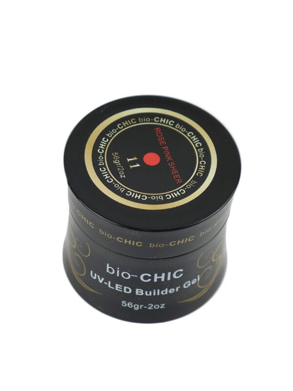 BioChic Builder Gel Rose Pink Sheer 11