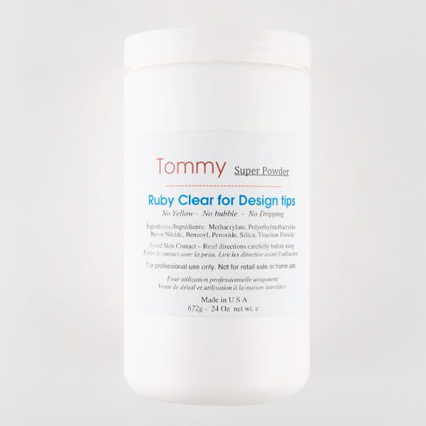 Tommy Acrylic Powder - Ruby Clear - 24 oz