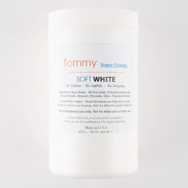 Tommy Acrylic Powder - Soft White - 24 oz