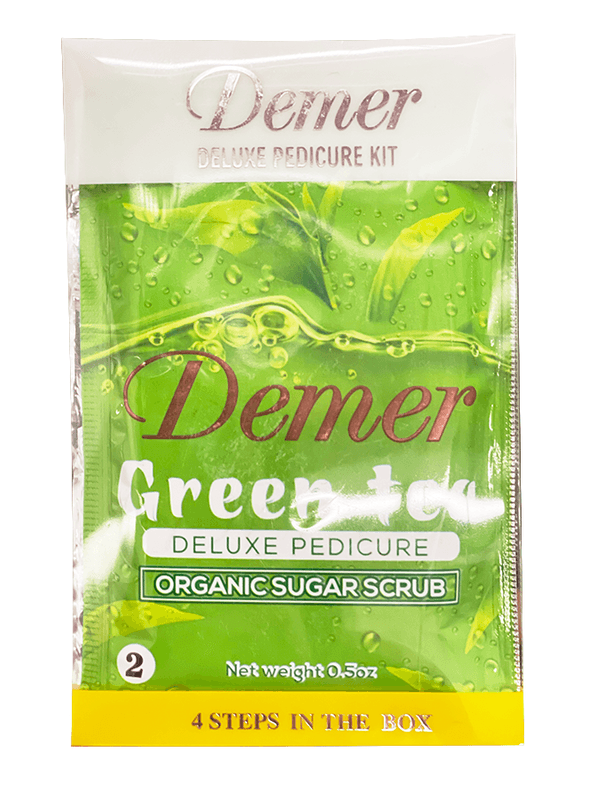 DEMER – Deluxe Pedicure Kit (4 Steps) – GREEN TEA