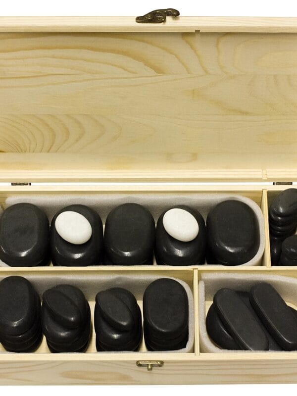 Massage Hot Stone Box – 45 pcs