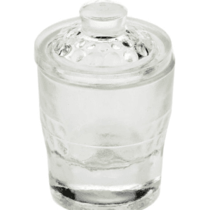 Dappen Dish Glass (With Lid)