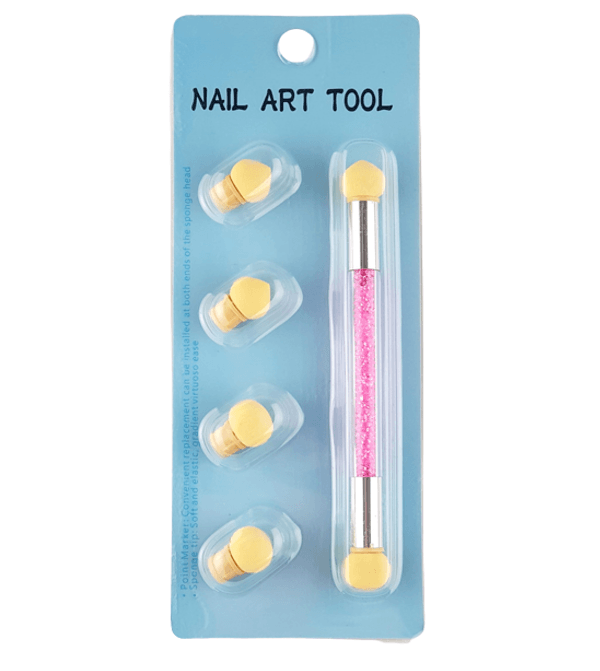Ombre Sponge Nail Art Tool + 4Head