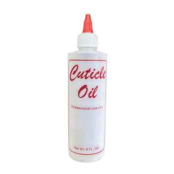 Empty Plastic Bottle 8 oz Cuticle Oil