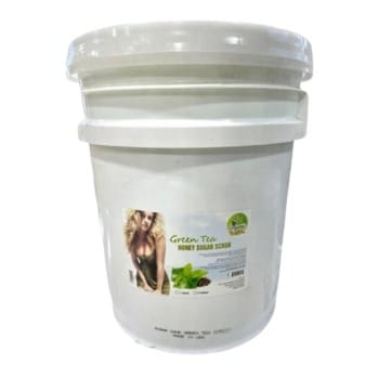 Bucket Flex Honey Sugar Scrub Green Tea