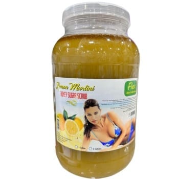 Gallon Flex Honey Sugar Scrub Lemon Martini
