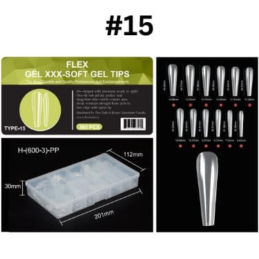 Flex – Soft Gel Tips 15