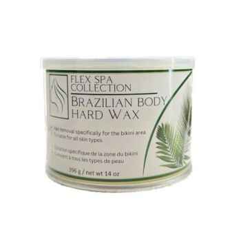 Flex Spa Collection BRAZILIAN BODY HARD Wax 14 oz