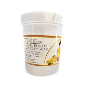 Flex Spa Collection PLASTIC ALL PURPOSE HONEY Wax 16 oz