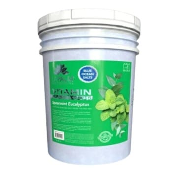 La Palm Sea Spa Salts Spearmint Eucalyptus Bucket