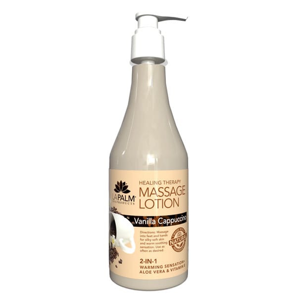 La Palm – Massage Lotion – Vanilla Cappuccino – 8 oz