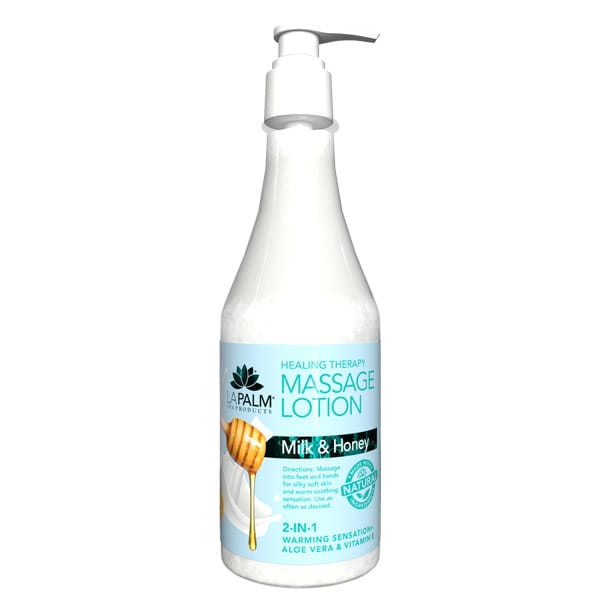 La Palm – Massage Lotion – Milk & Honey – 8 oz